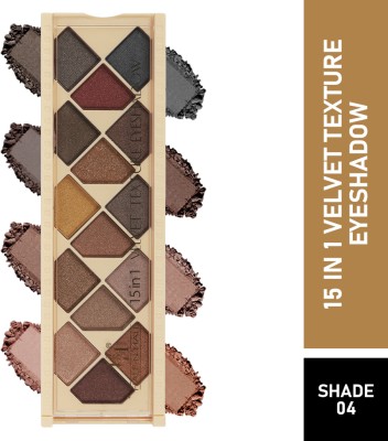 Half N Half 15 in 1 Eyeshadow ES-15-04 12 g(Multicolor-04)