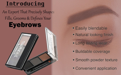 tanvi27 Eyebrow Palette Shape My Brow, 3in1 Brows Powder Wax Cream, Eye Makeup palette 7.2 g(MULTI COLOR)