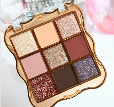 MYEONG Waterproof 9 Colors Shimmer Matte Eyeshadow Palette 9 g(Multi Shades)