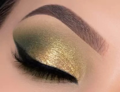 GABBU Highly Pigmented Metallic Diamond Green 5D Glitter Mini Wet Eyeshadow1 5 g(green)