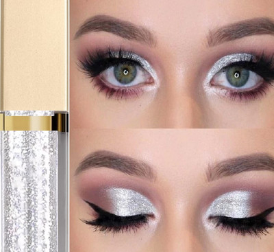 GFSU - GO FOR SOMETHING UNIQUE Glitter Liquid Eyeshadow white shimmer eyeshadow 4 g(SHIMMER WHITE)