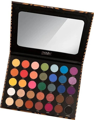 IMagic 35 Color Zebra Pattern Eyeshadow palette Natural Shimmer 150 g(Multicolor)