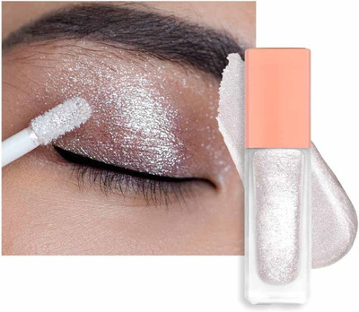 WOONGMI Liquid Glitter Eyeshadow Shimmer Metallic 4 ml(WHITE)