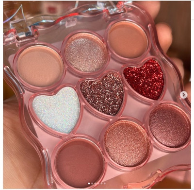 GFSU - GO FOR SOMETHING UNIQUE 9 Shade Ultra Pigmented Smoky Eyes Eyeshadow Palette-1 11 g(Multicolor)