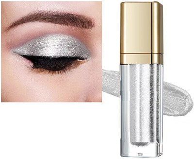 luzimaisa Liquid Eyeshadow | Waterproof | Smooth Glide Formula | Pigmented Eyeshadow 4 g(sliver)