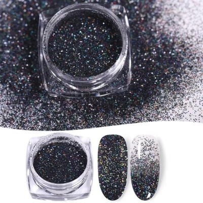 GFSU LOOSE - GLITTER POWDER EYESHADOW FOR MULTI USE 2 g(BLACK)