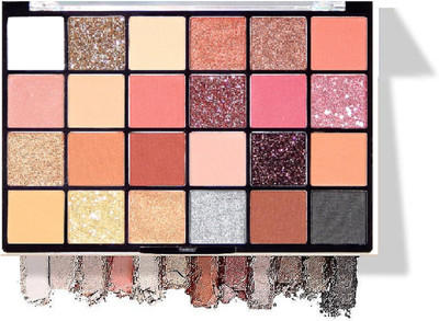 Maryville matte with shimmer new eyeshadow palette perfect pack of 1 18 g(multi color)