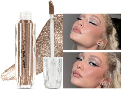 Yuency Liquid Eyeshadow Non-Transfer & Shimmery Finish 2 ml(Moon Pink)