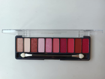 Beauty Glazed 10 Shade Eyeshadow Highlighter Bronzer Blusher The Palette 50 g(BRILLIANT)