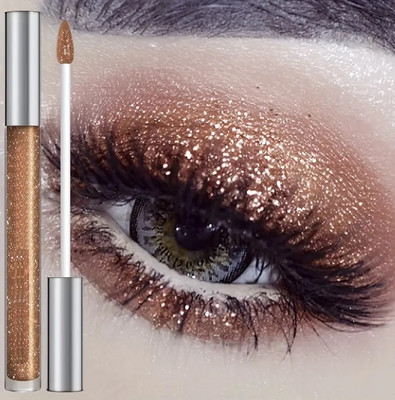 GULGLOW99 Eye Makeup Matte & Shimmer & Glitter Finishes, Single Eyeshadow 5 g(copper)