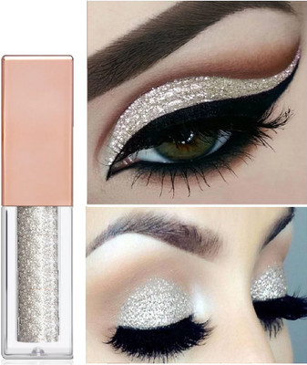 tanvi27 non-transfer Metallic eyeshadows are highly-pigmented 4 g(sliver)