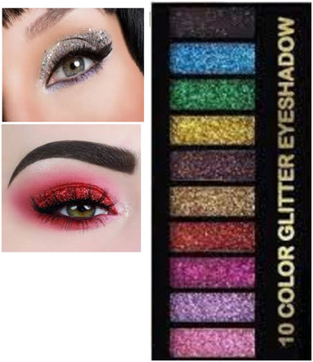 Luipui BEST GLITTER EYESHADOW PALETTE MAKEUP 12 g(MULTICOLOR)
