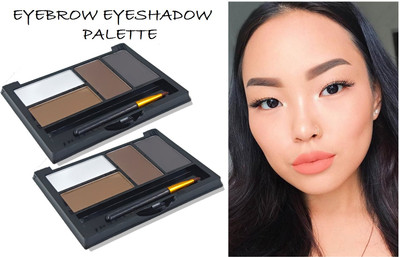 Latixmat Waterproof Non-Transfer Smudgeproof Eyebrow Eyeshadow Palette 16 g(Multicolor)