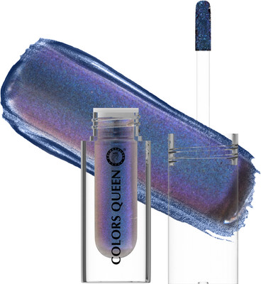 COLORS QUEEN Multichrome Highly Pigmented Long Lasting Smudge Proof Metallic Liquid Eyeshadow 1.8 g(11 - Galaxy)