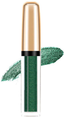 Emijun Metallic glitter and Shine green liquid eye shadow water proof 7 ml(green)