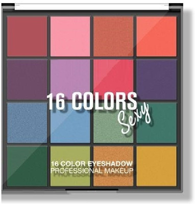 BLUEMERMAID 16-Color Eye shadow Palette | Multi color 15 g(Multicolor)