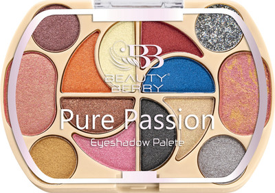 Beauty Berry Pure Passion Eyeshadow Palette & Makeup Kit with Highlighter, Compact & Lipstick 27 g(Multicolor-02)