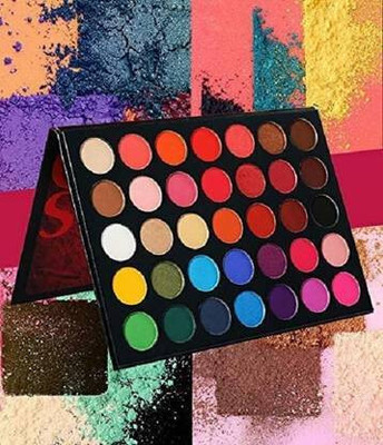 Yelfo Edition 35 Colors Pigmented Color Studio Beauty EyeShadow Palette Eye Shadow 36 g(Multi Shades Eyeshadow)