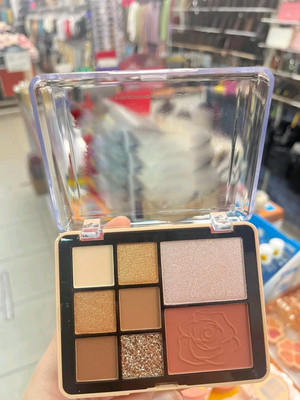 tanvi27 6 Colour Super-blendable Eyeshadow Palette 1 Highlighter 1 blusher 13.5 g(MULTICOLOUR)