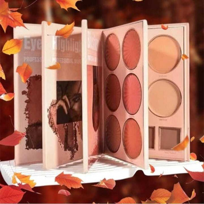 GLOW IT Professional Multipurpose 4-in-1 Eyeshadow Book 60 g(Multicolor)