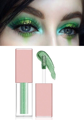 BLUEMERMAID Liquid Eyeshadow Metallic Eyeshadow Liquid Eyeliner Sparkle 4 ml(Green)