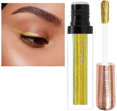 THTC Metallic Liquid Eyeshadow with Radiant Shimmer Finish 002 6 ml(PURE GOLD)