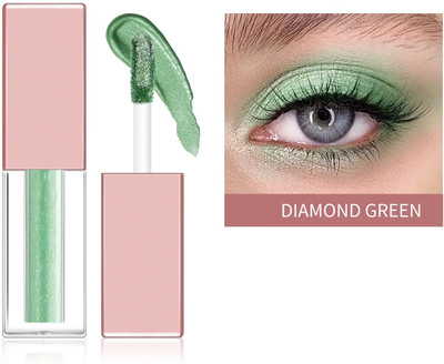SEUNG Best Liquid Glitter Eyeshadow Waterproof Quick Dry Sparkling 4 g(GREEN)