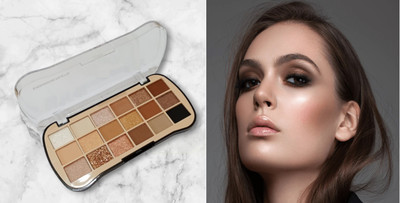 HUZURLU Eyeshadow Palette Beginner Friendly & Long Lasting Eye Shadow Palette 15.5 g(multi)
