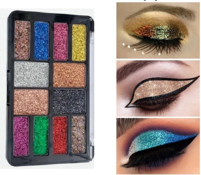 HUZURLU Highly Pigmented Mesmereyes Smoky Eyes Eyeshadow Palette 18 g(multi color)