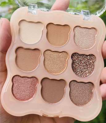EVERERIN Matte & Glitter Multi-Reflective Ultra Pigmented Makeup Eye Shadow Palette 12 g(Multishades)