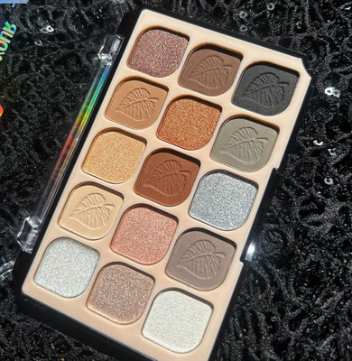 tanvi27 Highly Pigmented Matte Shimmer Metallic Eye Makeup Palette 15 g(Multi Color)