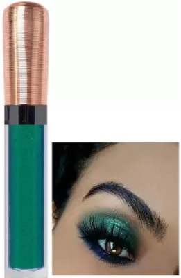 HUZURLU Glitter Eyeshadow Shimmer Eyeshadow Pigment 7 ml(GREEN)