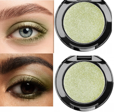 ADJD Comob 5D Wet Eyeshadow for Shimmer, Highly Pigmented Makeup Green 10 g(Green)