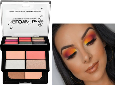 Yuency Ultra Pigmented Velvety Eyeshadow ,bulsh and highliter Palette 25 g(Multicolor)