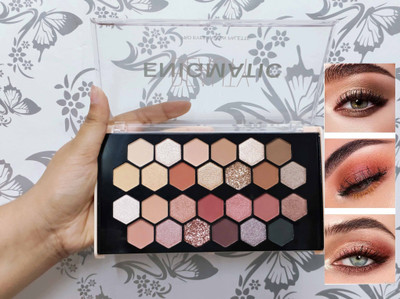 WOONGMI 26 Color Highly Pigmented Shades in Matte & Shine | Long-Lasting 21 g(Multicolor)