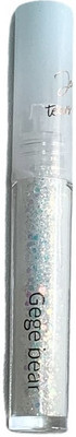 Gege Bear Gem Tears Glitter Eyeshadow – Long-Lasting, Blendable & Crease-Free Shine 2 g(02- White Peach Broken Drill)