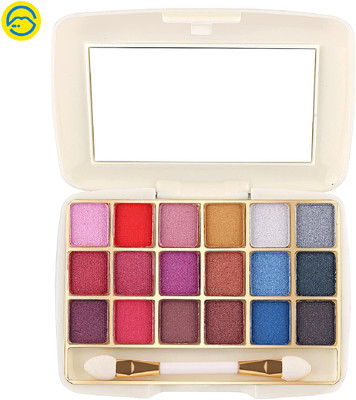 MARS 18 Color Eyeshadow Palette, Highly Pigmented, Long-Lasting Matte & Shimmer Shade 12 g(Shade-01)