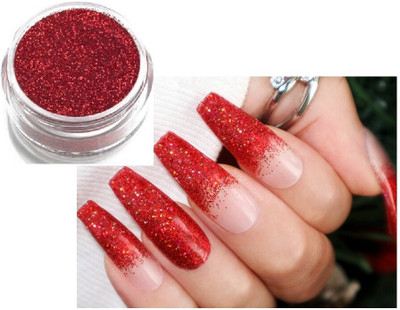 Wonholli Sparkling Loose Glitter Eye Shadow Powder 2 g(Red)