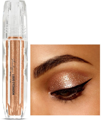 Arcanuy Liquid Eyeshadow Non-Transfer & Insta Dry Metallic 2 ml(Desert Gold)