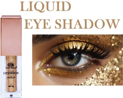 OCEAN BEAUTY Best Liquid Glitter Eyeshadow Eyeshadow & Eyeliner Blendable Eye Make-up 4 g(copper)