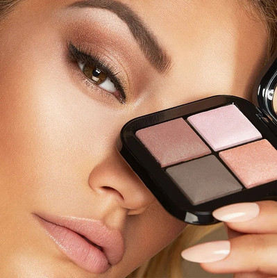 tanvi27 Multipurpose 4in1 Pressed Powder Matte & Semi shimmer Baked EyeShadow Palette 12 g(Multi Color)