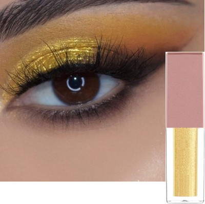 SEUNG Diamond Liquid Glitter Eyeshadow for Party Wedding Party or Daily Use 4 g(Copper)