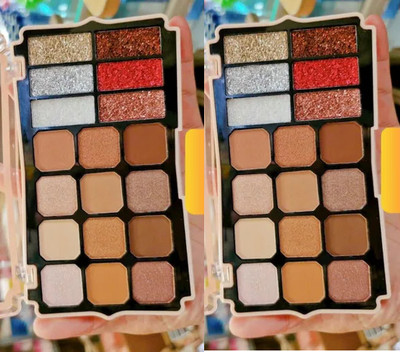ADJD COMBO 6 COLOUR SPARKLING & 12 SHIMMMER EYESHADOW 42 g(MULTI COLOR)