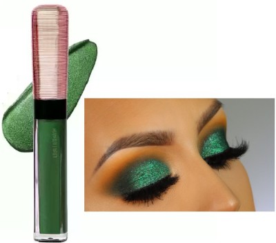 AFARAXIA Liquid Metallic green Eyeshadow Get Glitter Glow 7 ml(green)