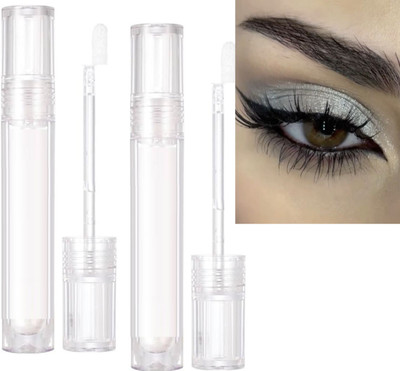 AFARAXIA Shimmer finish Metallic Liquid Eyeshadow Non-Transfer 10 g(Snow Silver)