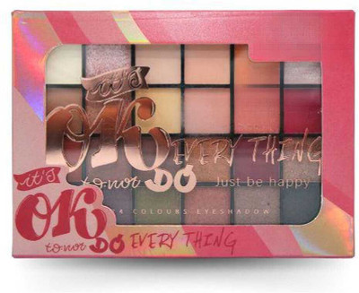 WECHARMERZ Long-Lasting Waterproof Matte & Shimmer Eye Makeup Eyeshadow Palette 32 g(Shade-3)