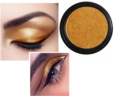 tanvi27 Highly Pigmented Metallic Diamond Gold 5D Glitter Mini Wet Eyeshadow 5 g(Metallic Diamond Gold)