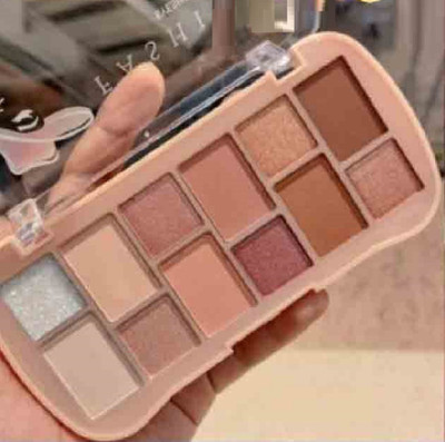 Emijun 12 Shade Ultra Pigmented Smoky Eyes Eyeshadow Palette 15.5 g(MULTI COLOR)