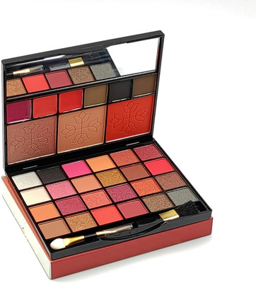 rezmay Beauty MulitColor EyeShadow Eye Shadow Palette with Blush and Highlighter HG 50 g(The Swiss Glitter Edition)
