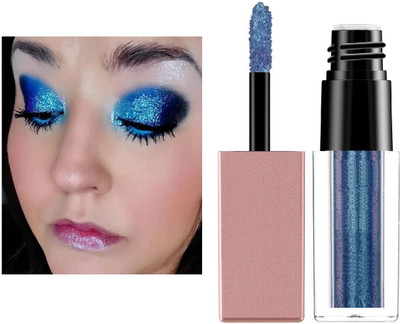 SEUNG Professional Make-up Sparkling and Shin Metallic Glitter & Glow Liquid Eyeshadow 4 g(BLUE)
